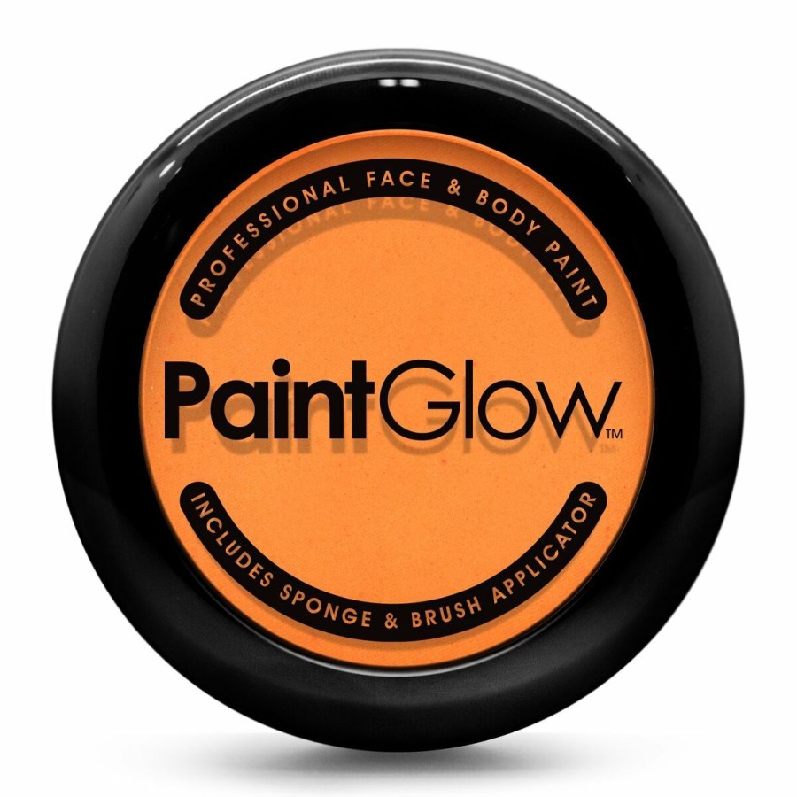 Halloween cybershop Halloween &Maskeeraus | Paintglow Pro Face & Body Paint Cake Oranssi